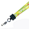 3/4" Color Match Lanyard w/ Strap Clip (Full Color Imprint)